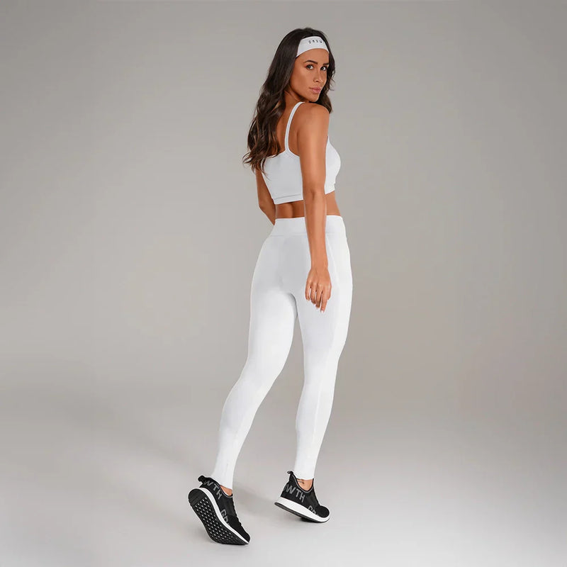LEGGING GROWTH BEAUT BRANCO BLACKOUT - GROWTH SUPPLEMENTS