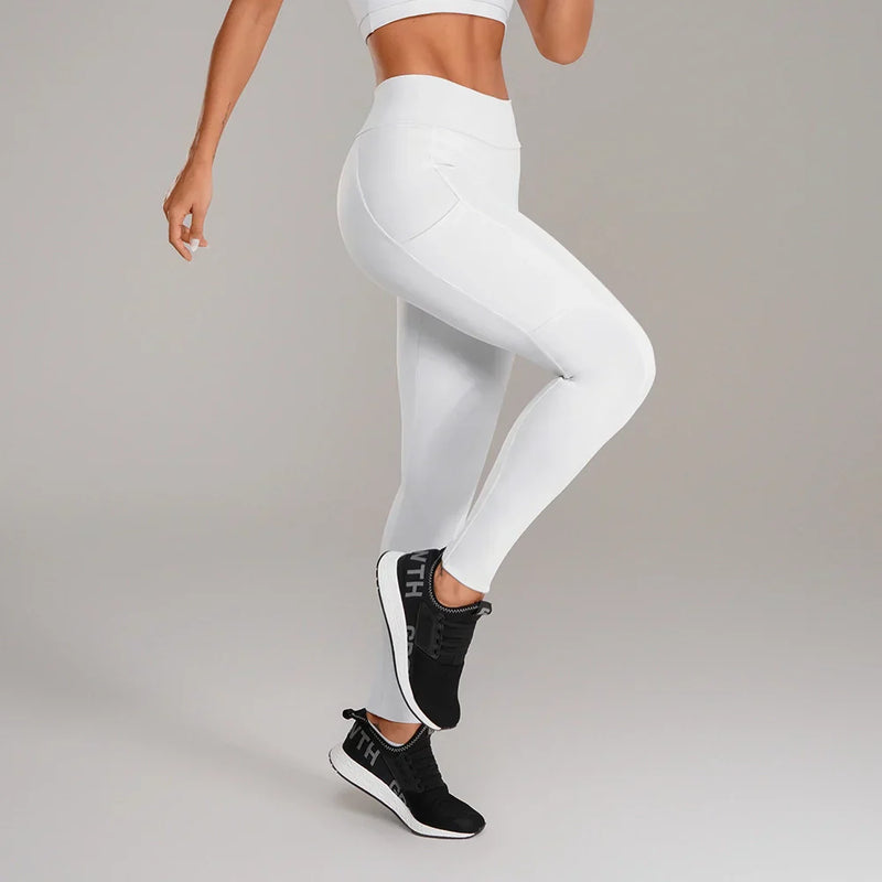 LEGGING GROWTH BEAUT BRANCO BLACKOUT - GROWTH SUPPLEMENTS
